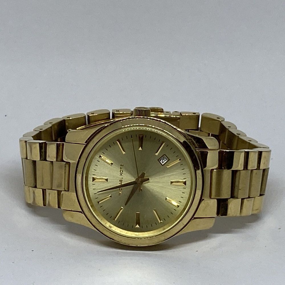 Michael Kors MK5160 Women's Gold Stainless Steel Analog Dial Quartz Watch JK406 - Picture 7 of 12